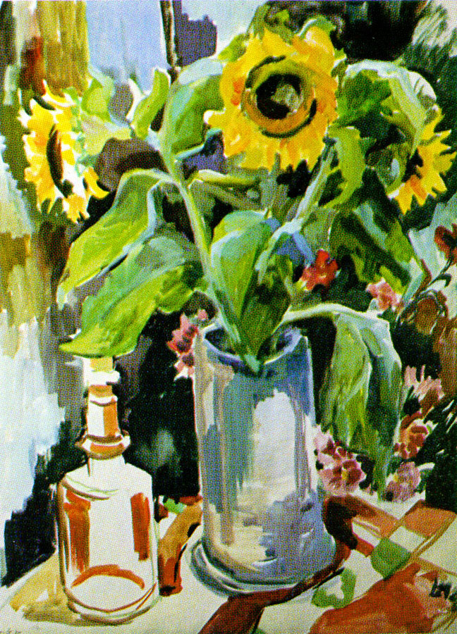 «Соняшники». 1989. Полотно, олія